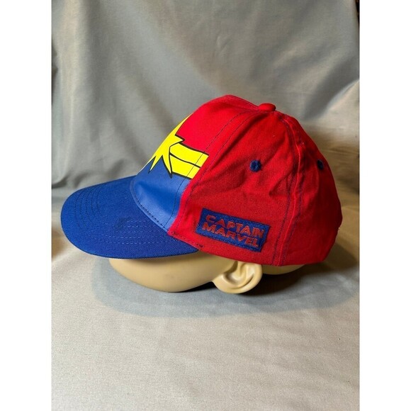 Marvel Youth Captain Marvel Adjustable Baseball Cap / Hat - Picture 2 of 5